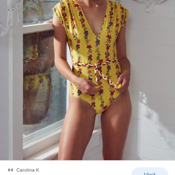Anthropologie Carolina K liset  Swimsuit xs NWT - Picture 3 of 8